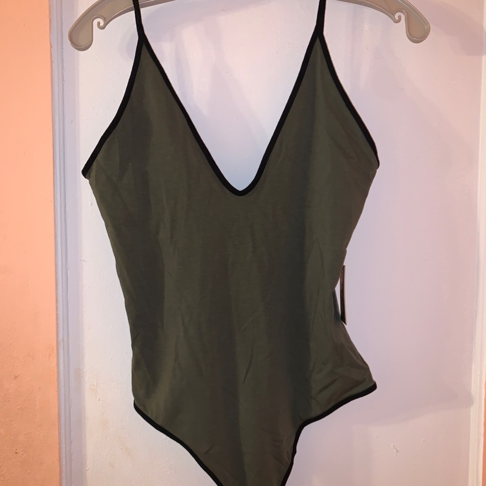 Spaghetti Strap Thong Bodysuit